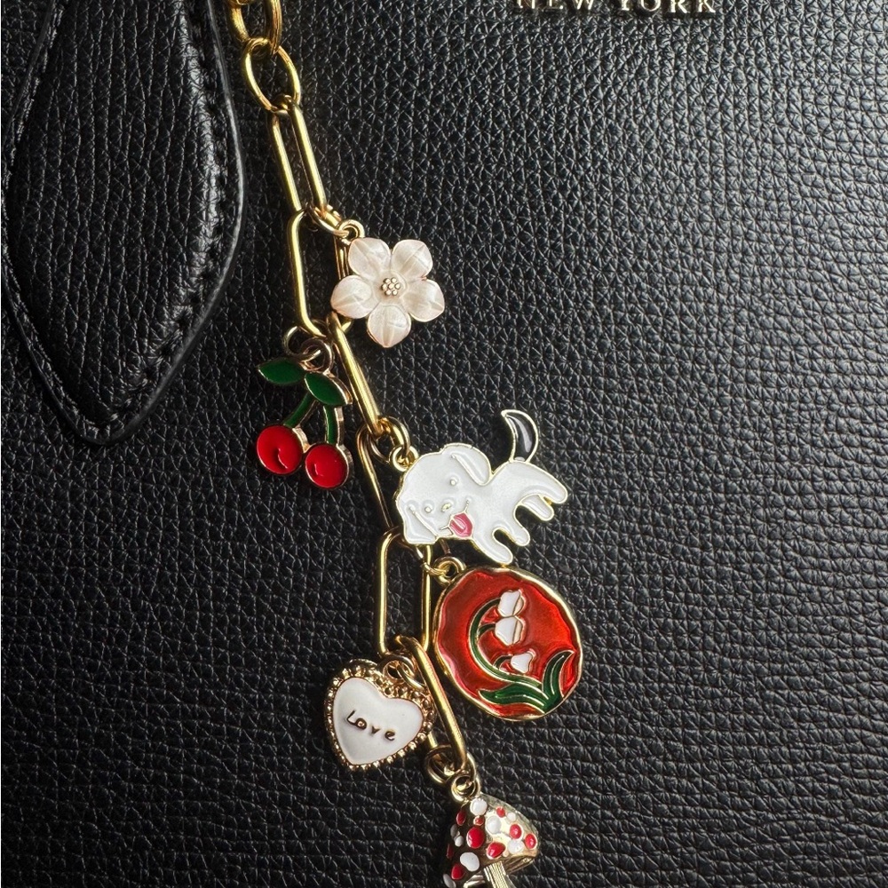 Gold Charm Keychain Set - Picture 2 of 4